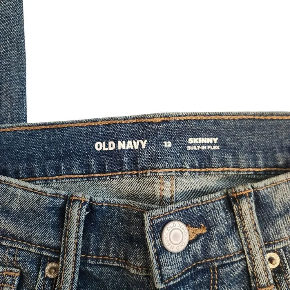 Old Navy Built-In Flex Skinny Jeans Boys Hudson Size 12 NWOT
